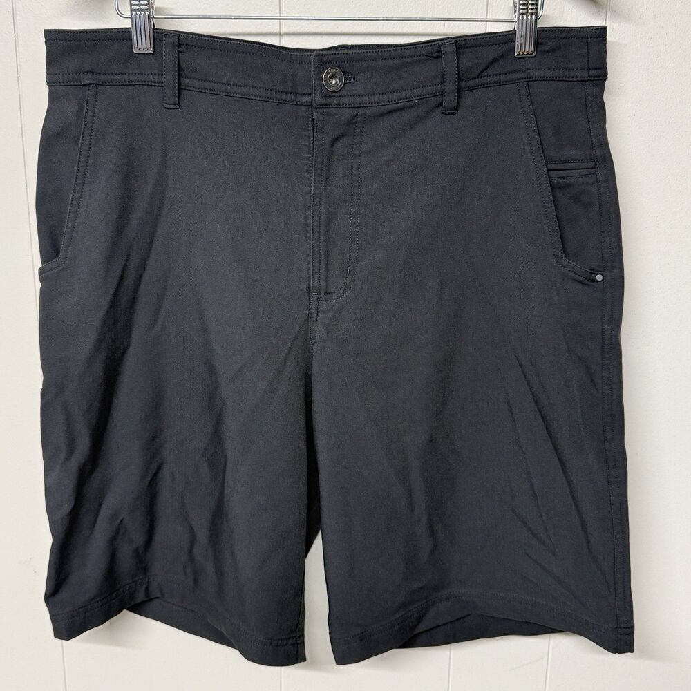Lululemon Shorts Commission Classic Fit Chino Athletic Golf Stretch Black Men 36